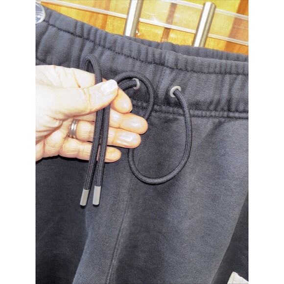 Jordan x Two 18 Premium Heavyweight Terry Shorts Black DV6964-010 Men L Pockets - Picture 3 of 10